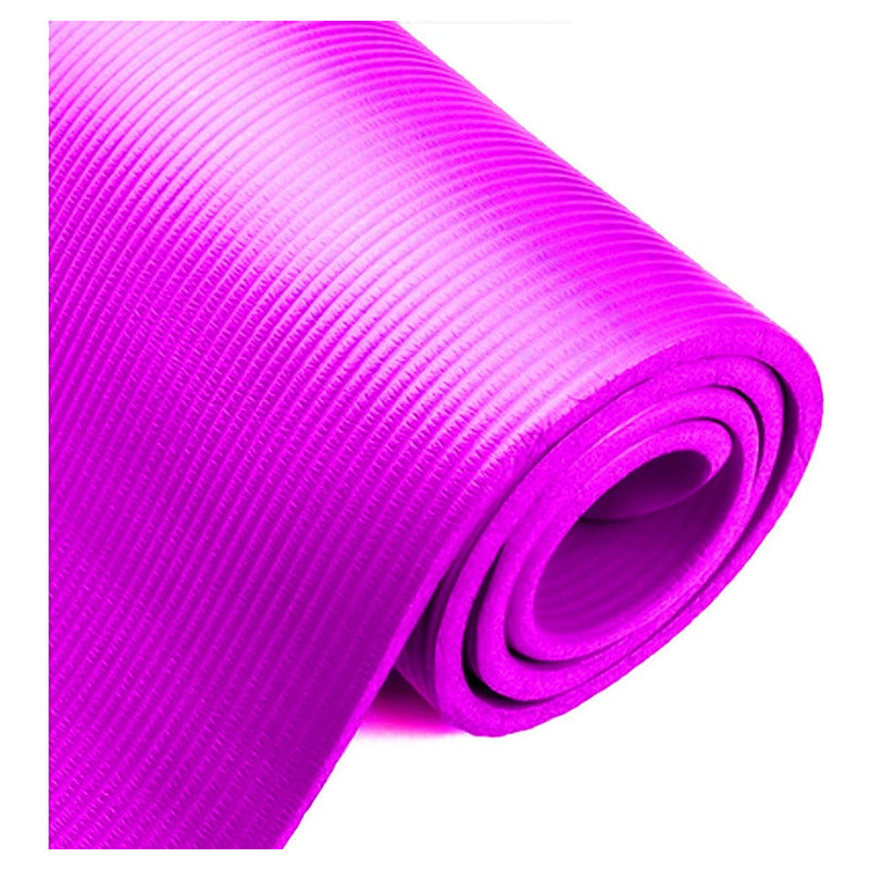 Mat Yoga 10 Mm Alfombra Resistente Gruesa Varios Colores