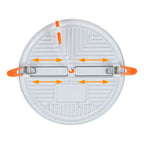 Foco Led Embutido Redondo Panel Luz Fría Blanco Abeja 36w