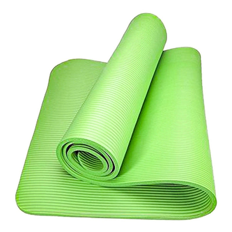 Mat Yoga 10 Mm Alfombra Resistente Gruesa Varios Colores