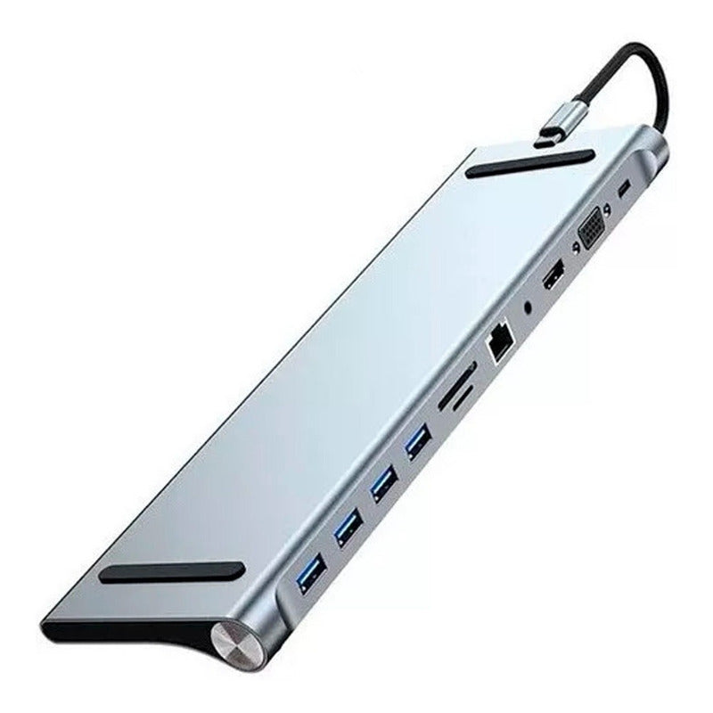 Hub Usb Tipo C 12 En 1 Docking Station Notebook Multipuerto