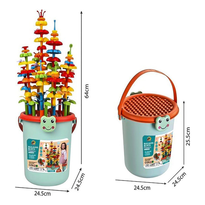 Balde Bloques De Construcción 172pcs Juguete Didáctico Niños