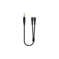 Adaptador Audio Microfono 2 Aux Hembra A 1 Aux Macho 3.5mm