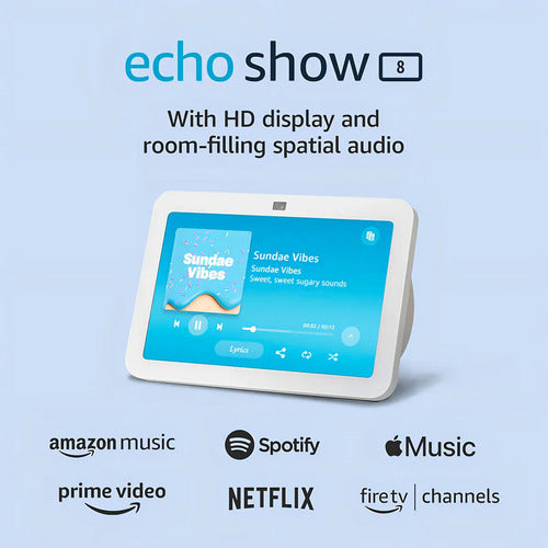 Amazon Echo Show 8 Alexa 3ra Generación Pantalla 8 Hd