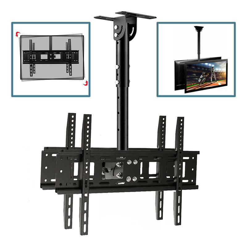 Soporte De Techo Para Tv Doble 42 A 80 Pulgadas Dual