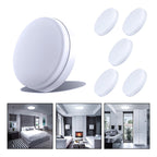 5 Foco Plafon Frameless Led Techo Sobrepuesto 36w Luz Fria