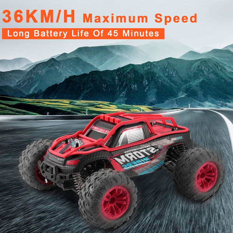 Auto A Control 4x4 Todo Terreno Rider Storm Profesional Escala 1:14