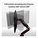 Soporte De Monitor Ergonomico A Gas Para Escritorio 17 A 32