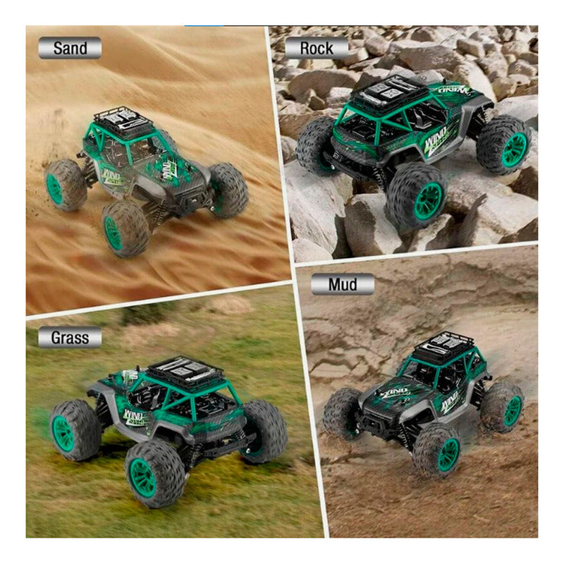 Auto A Control Remoto Offroad Wind Speed 2.4ghz Rustico