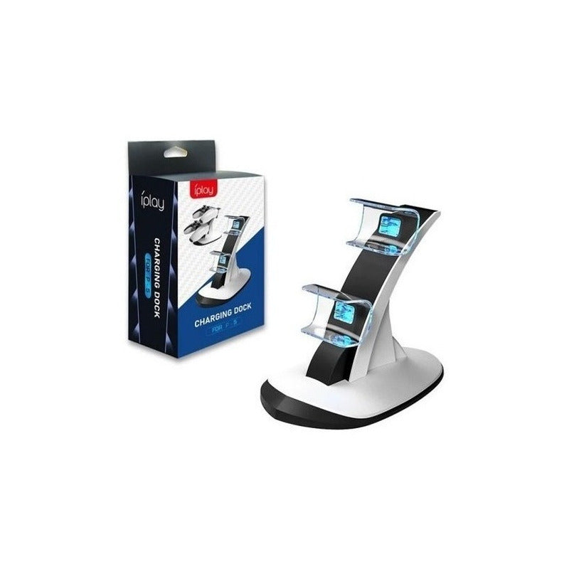 Base De Carga Para Joystick Modelo P5 Doble Puerto Usb