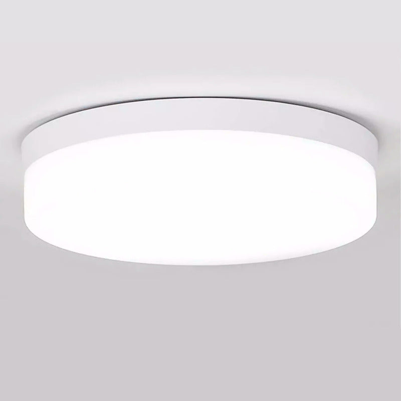 10 Foco Plafon Frameless Led Techo Sobrepuesto 18w Luz Fria