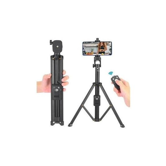 Tripode Celular Bluetooth 2 En 1 Yunteng Vct-1688 De 134cm