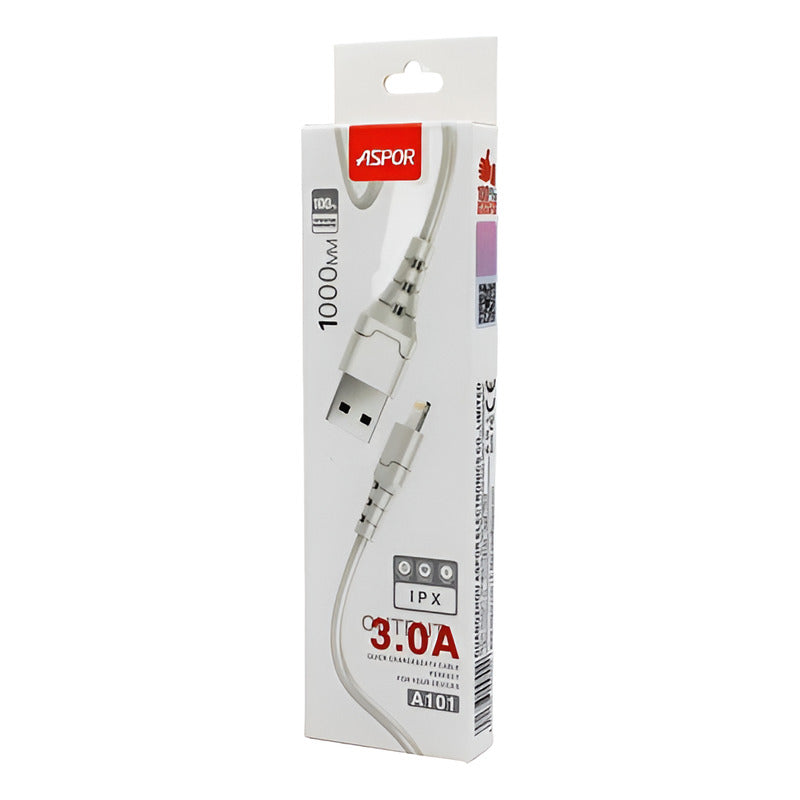 Cable Carga Rapida 3.0a Compatible Con iPhone 1 Metro