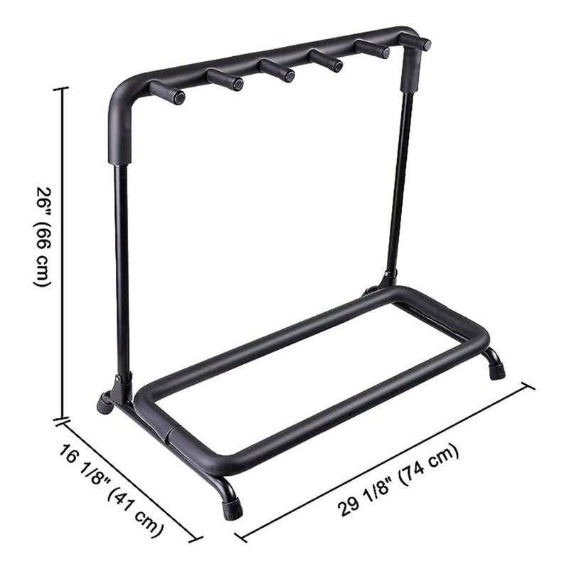 Soporte Guitarra Bajo Y Ukelele De 5 Soportes