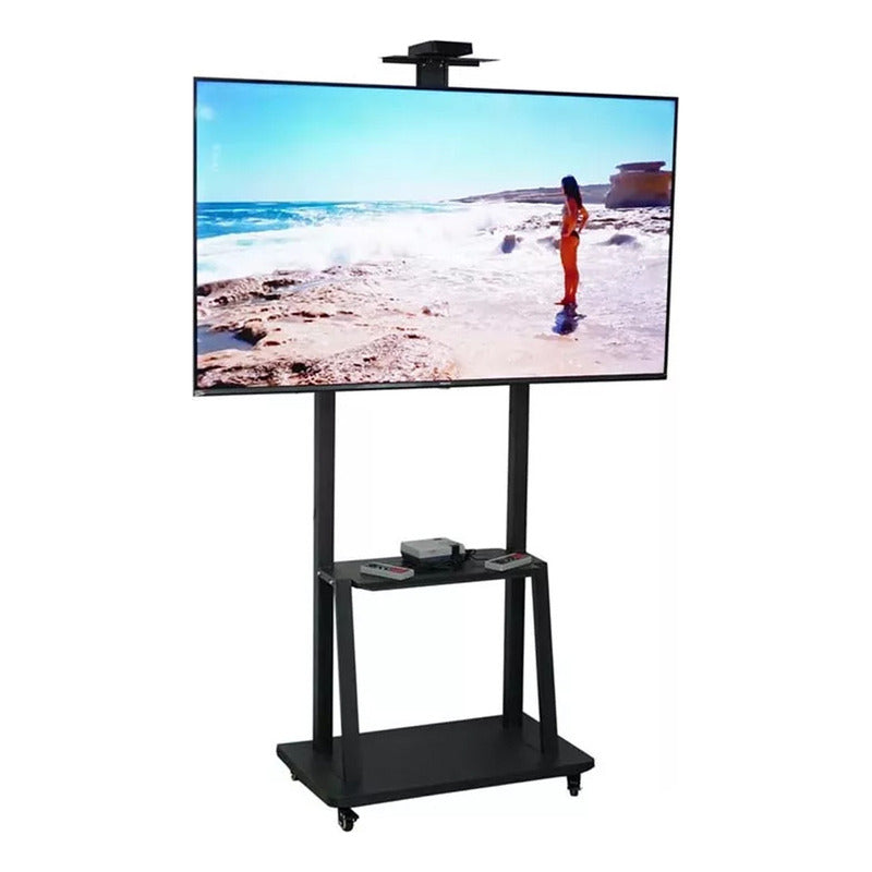 Soporte Tv Grande 60 A 100 Pulgadas Movil Ruedas Pedestal