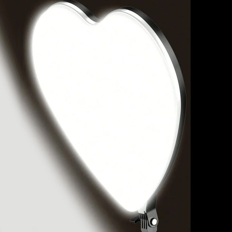 Panel Iluminacion Luz Led Fotografia Corazon Tripode Control