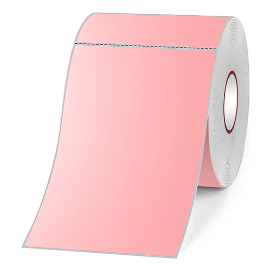 Etiquetas Adhesivas Térmicas 100x150mm Rollo 500u Rosada