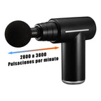 Pistola Masajeadora Fascial Gun 2 Frio Calor 6 Cabezales Lcd