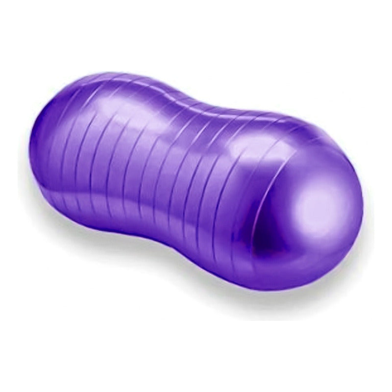 Pelota Ovalada Pilates Mani 45x90cm Yoga Inflador Incluido