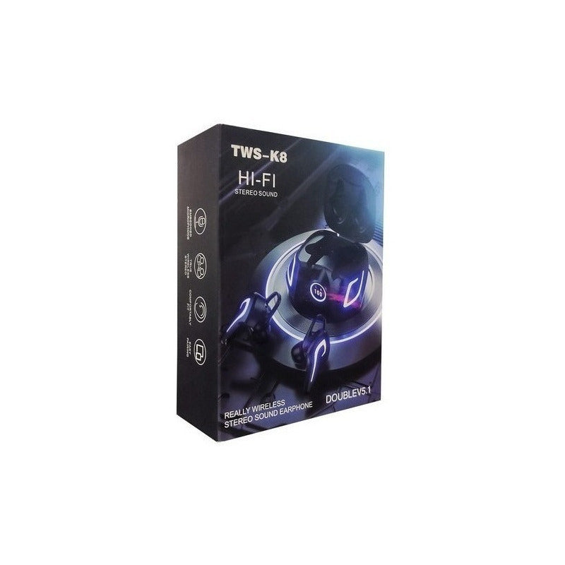 Audifonos Inalambricos Bluetooth Con Luces Led Tws-k8