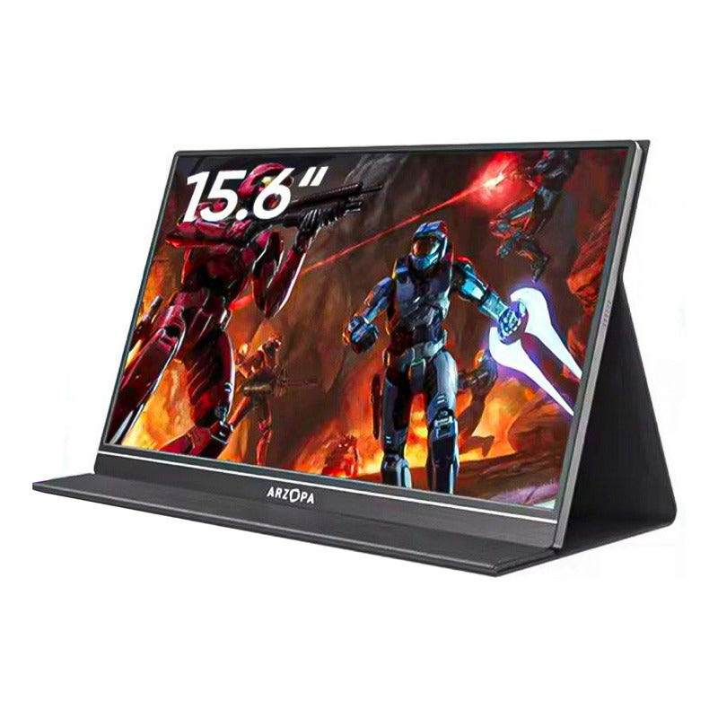 Monitor Arzopa Portátil S1 Table 2025 15.6 Uhd Parlante Case