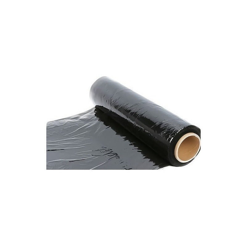 Pack 2 Alusa Film Negro Rollo Para Embalaje 250m 20 Micrones