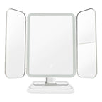 Espejo Maquillaje Profesional 22 Led Aumento Plegable Grande