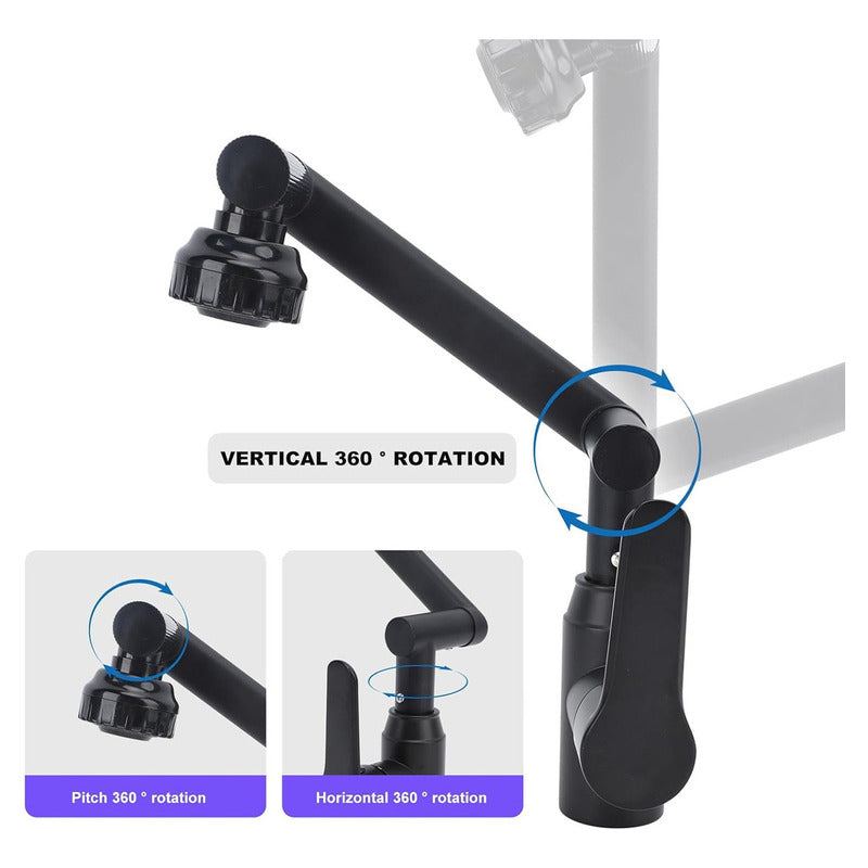 Llave Lavamanos Monomando Giratoria 360 Acero Inoxidable
