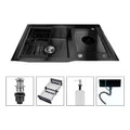 Lavaplatos 80x50cm Acero 304 Lavavasos Empotrable Moderno