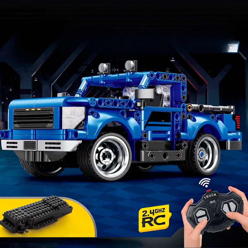 Set Armable Bloques Camioneta 2 en 1 Con Control 369 Piezas