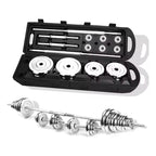 Set Mancuernas Barras Extendibles Kit De 50 Kg Con Maleta