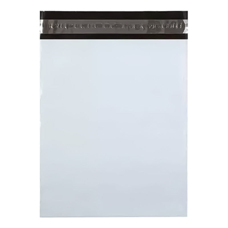 Pack 100 Bolsas Courier Embalaje Blanca Autoadhesivo 45x60cm