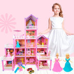 Casa De Muñecas Pista Auto Luxury Villas Con Muñeca 254 Pcs