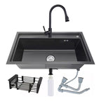 Lavaplatos 68x45cm De Acero Con Llave Dual Full Accesorios