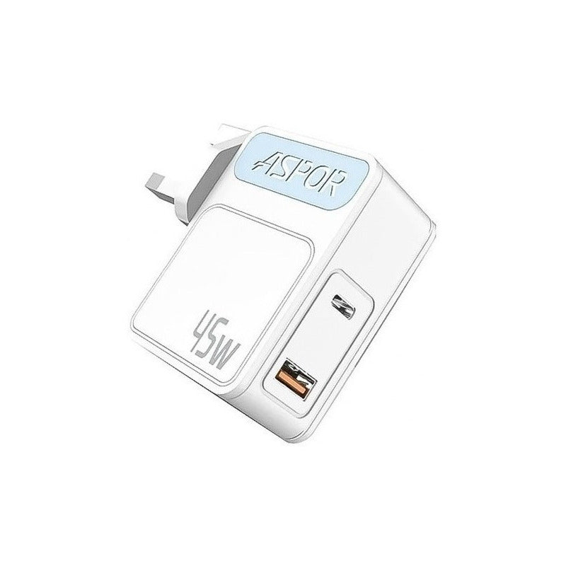 Cargador Carga Rapida 45w Tipo C Y Usb 3.0a