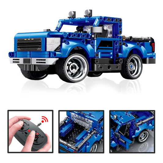 Set Armable Bloques Camioneta 2 en 1 Con Control 369 Piezas