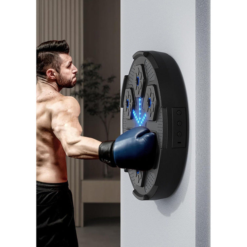 Maquina Boxeo Inteligente  Con Guantes Y Bluetooth Boxing Machine