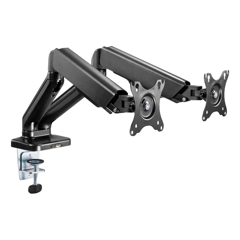 Soporte Doble Monitor A Gas Brazo Articulado De 17 A 32