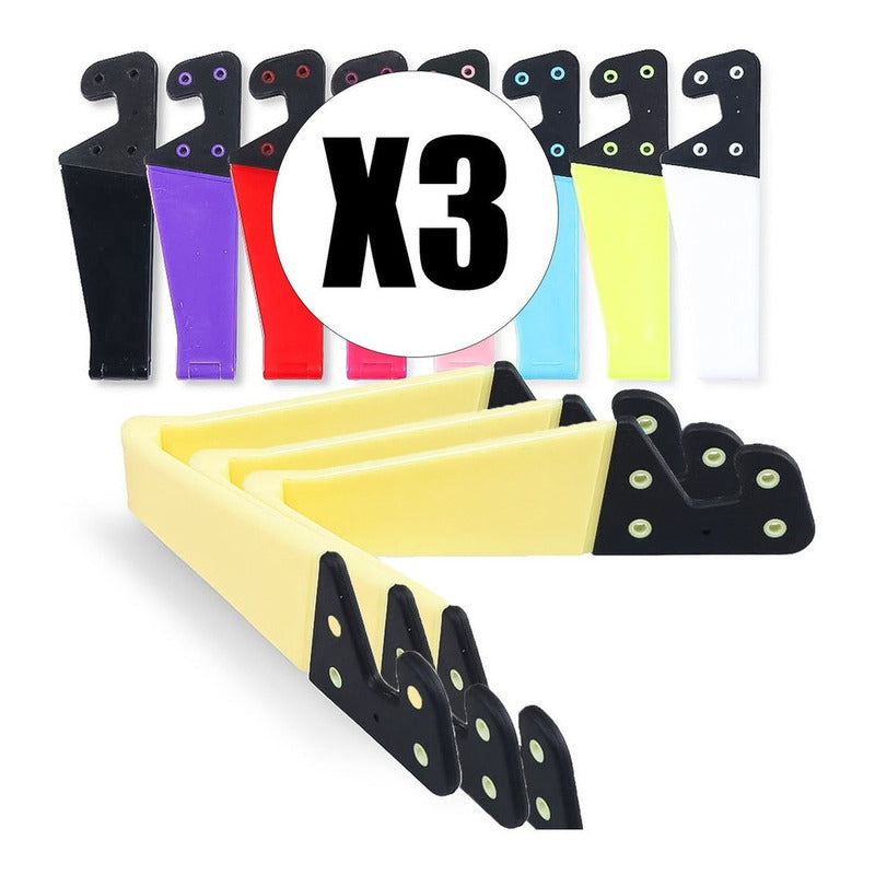 Soporte De Celular Para Mesa O Tablet Pack 3 Unidades