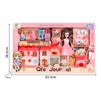 Casa Con Muñecas Y Accesorios Con 2 Muñecas De Qier Journey