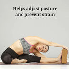 Bloque Yoga Corcho Pilates Elongación Alta Densidad Boomfit