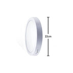 Foco Panel Led Plafon Sobrepuesto Redondo 18w Luz Blancofria