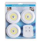 Set 3 Luces Led De Emergencia Inalambricas Control Remoto