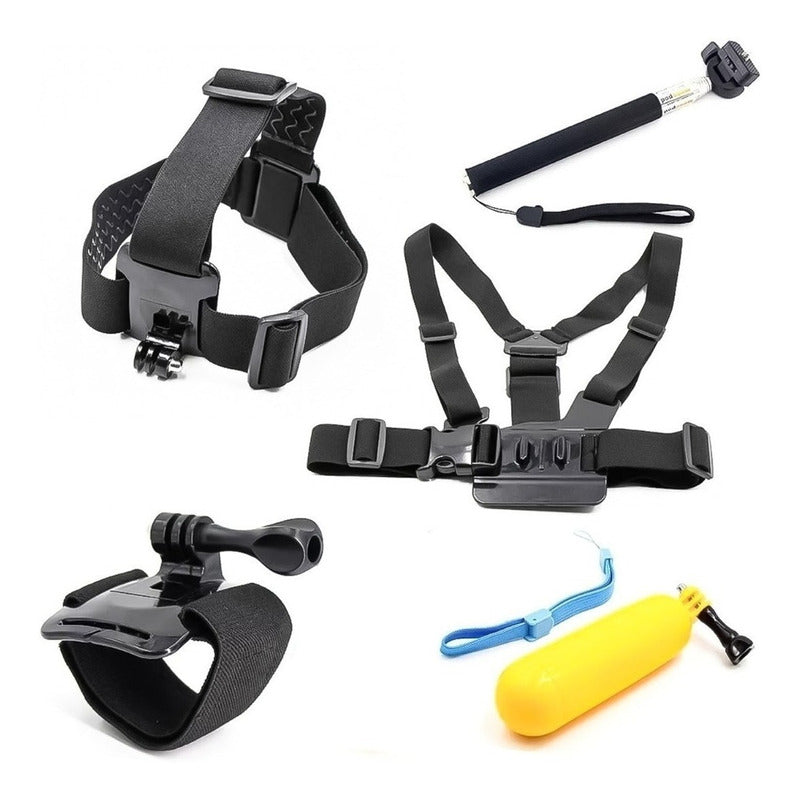 Kit Maleta Gopro Accesorios De Camara Deportiva 28 Piezas