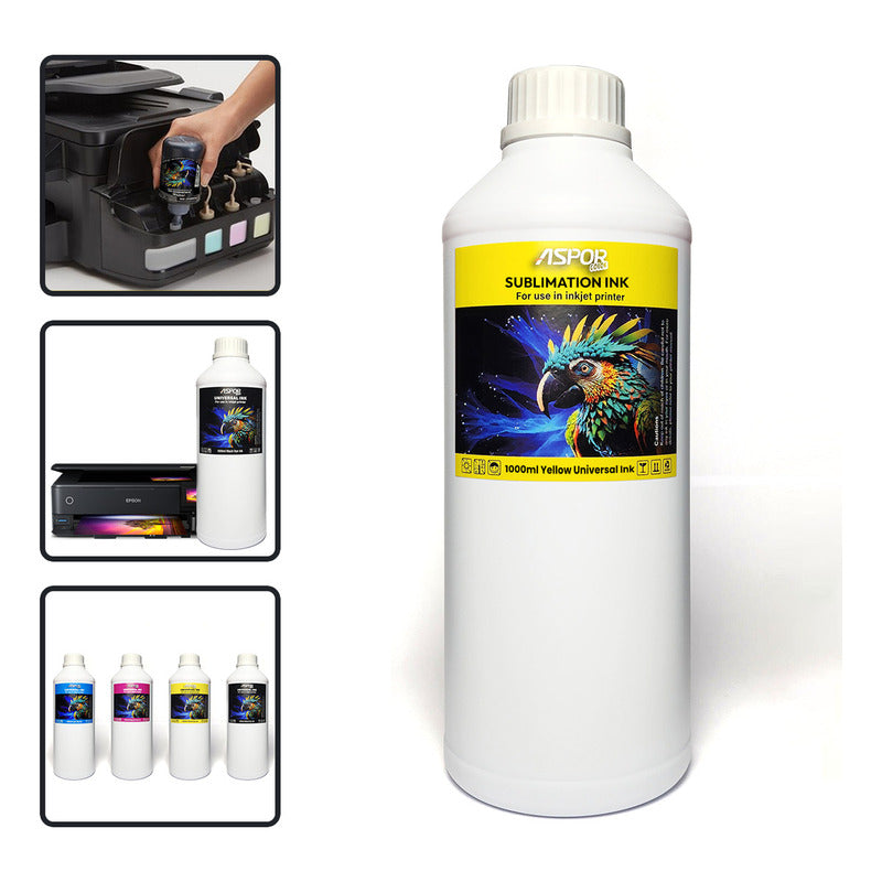Tinta Para Sublimación 1000ml Color Universal Premium