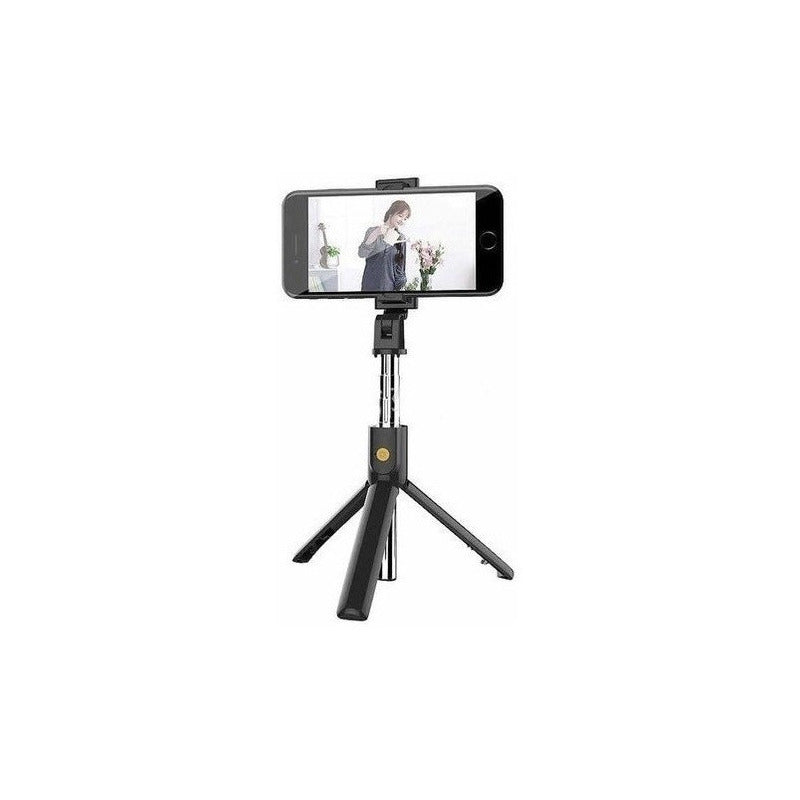 Baston Selfies Bluetooth 2 En 1 Tripode K07 Soporte Plegable