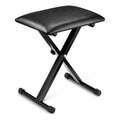 Asiento Sillin Piso Taburete Para Piano Teclado Plegable Ecocuero