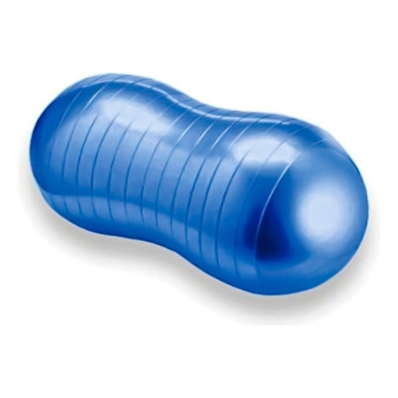 Pelota Ovalada Pilates Mani 45x90cm Yoga Inflador Incluido