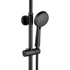 Columna De Ducha Acero Inoxidable Redondo 2 Salidas De Agua