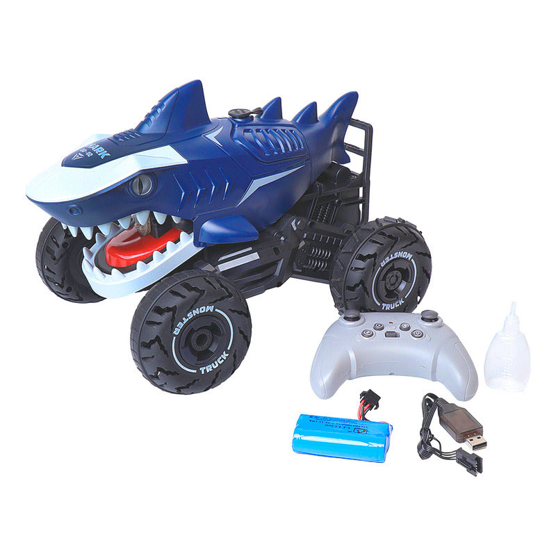 Auto A Control Remoto Off Road Tiburon Robot Acrobatico