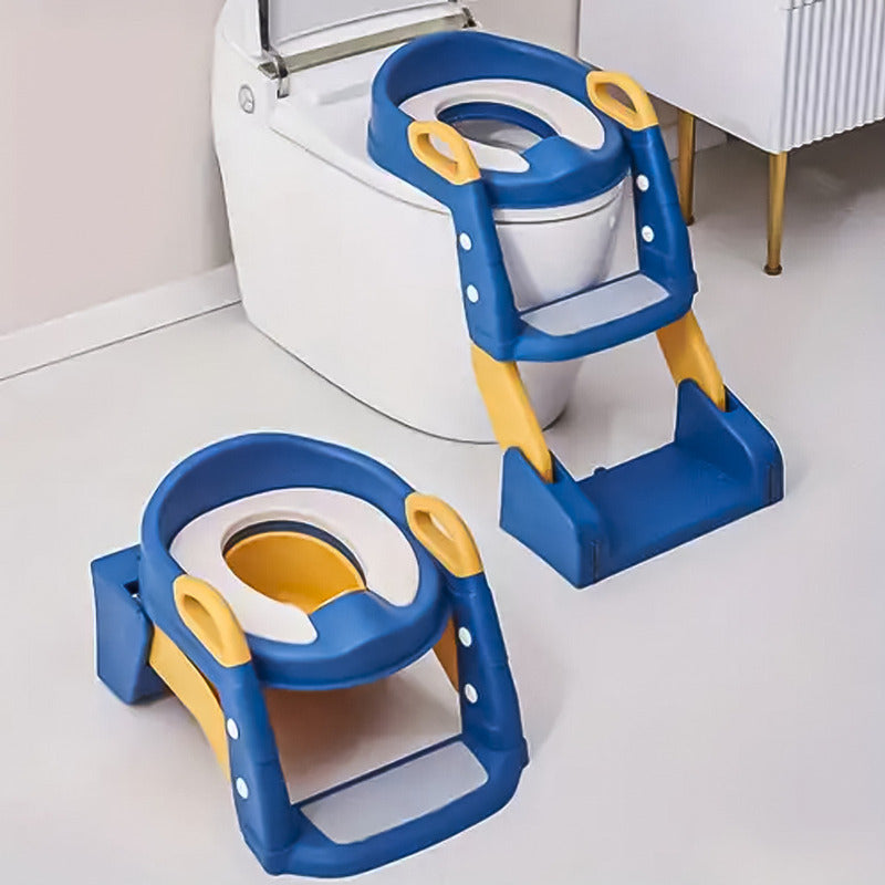 Adaptador Wc Niños Asiento Escalera Pelela 3 En 1 Acolchado
